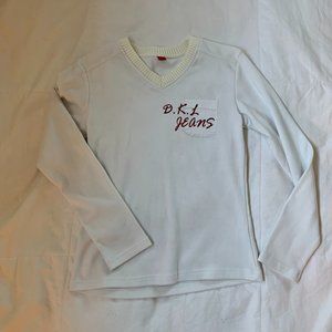 DikaLu white sweater